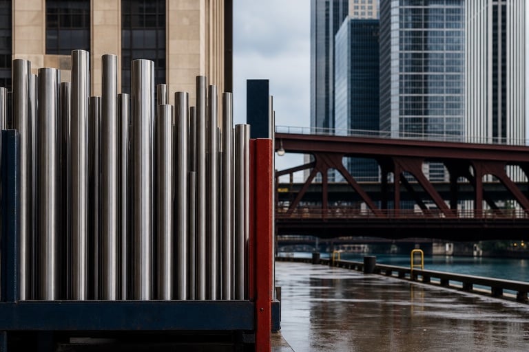 Chicago industrial corridor served by the Exact Bar sourcing desk